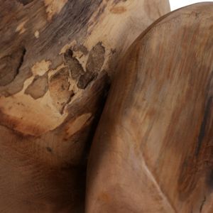 HEATHMOOR SET OF 2 BROWN ORBS 12 (IN) 7