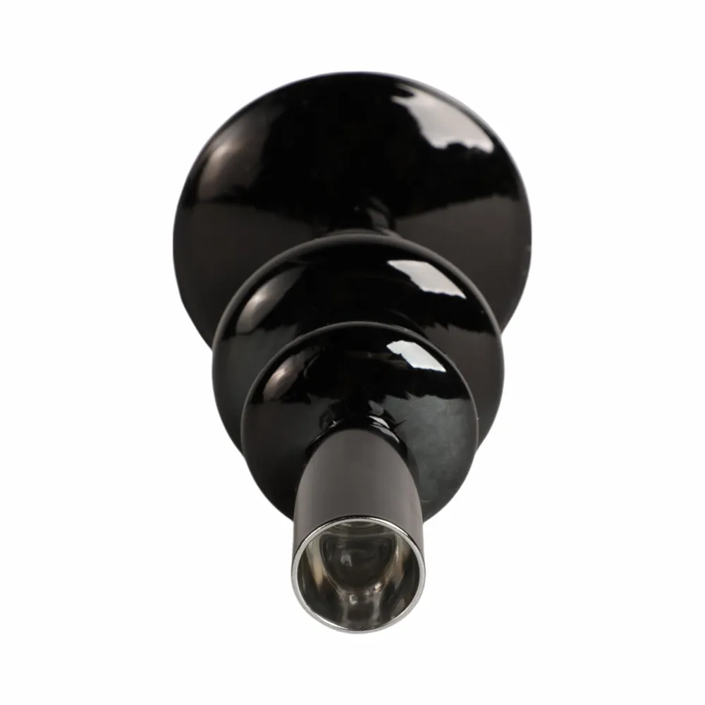 ELLENLAND BLACK CANDLE HOLDER 7 (IN)