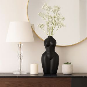 HAMDENHAM BLACK VASE 12 (IN) 12