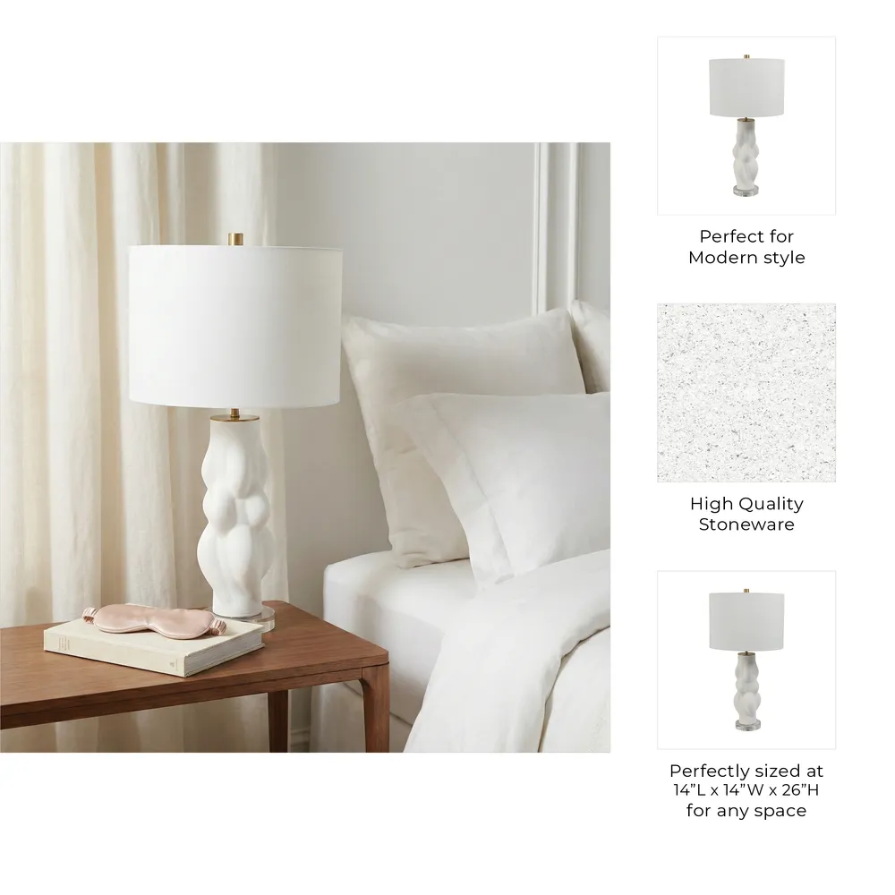 REGANPARK WHITE LAMP 26 (IN)