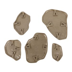 ELROYBURN SET OF 5 SILVER WALL SCULPTURES 12 (IN) 7