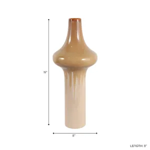 TUCKERVALE BROWN VASE 19 (IN) 10