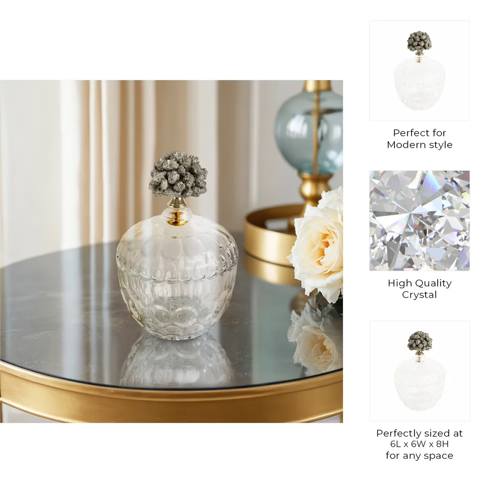 REXROSE CLEAR JAR 8 (IN)