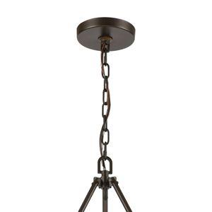 Transitions 27'' Wide 6-Light Chandelier - Oil Rubbed Bronze 4