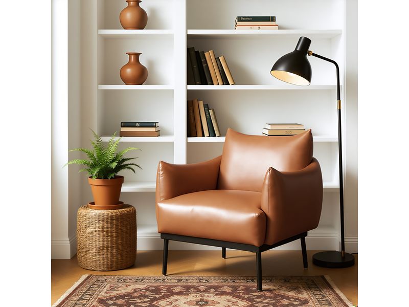 Sekil Accent Chair Brown 2
