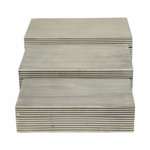 TILTONBROOK SET OF 3 WHITE BOXES 4 (IN) 6