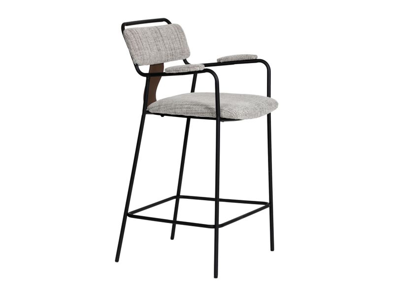 Couva Counter Stool Gray Tweed 7