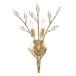 Flora Grace 20'' High 2-Light Sconce - Champagne Gold 1