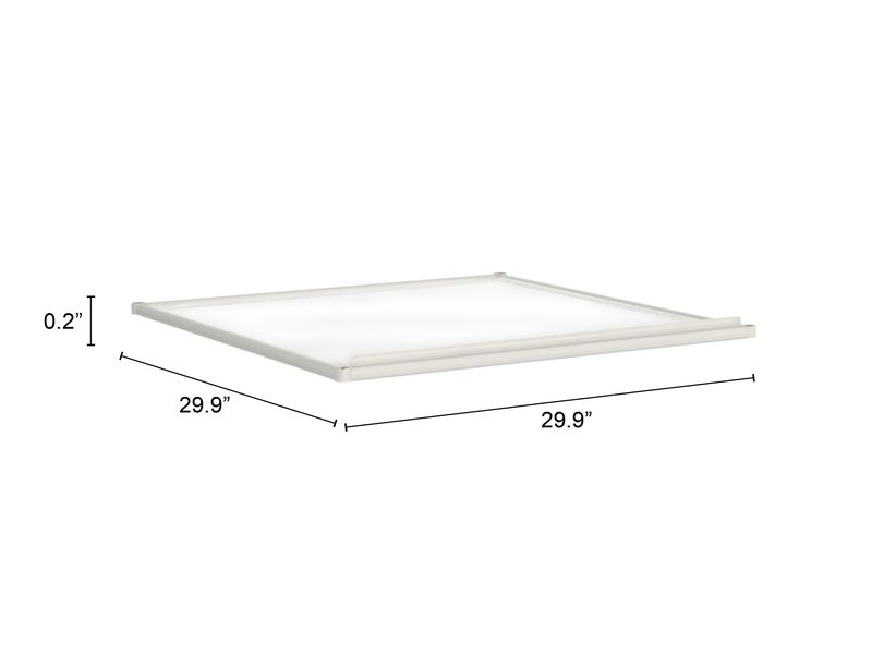 Zuo Adjustable Shelf Light Gray 6
