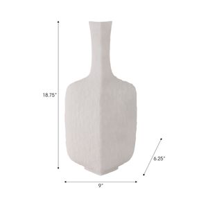 YATESFIELD WHITE VASE 19 (IN) 8