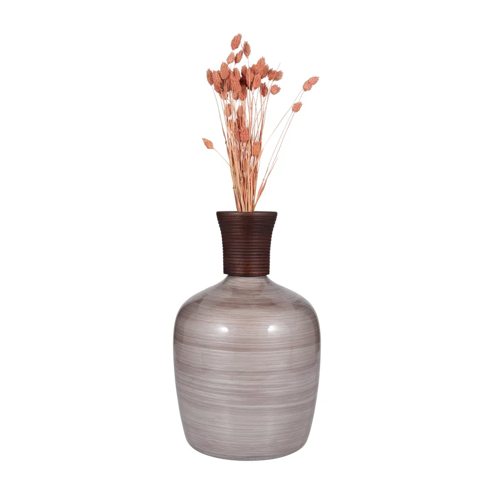 ELDONWICK BROWN GLASS VASE 16 (IN)