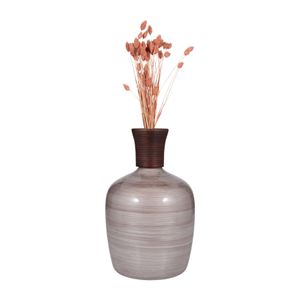 ELDONWICK BROWN GLASS VASE 16 (IN) 5