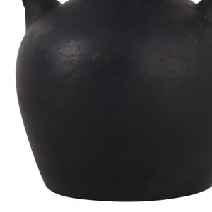 FARLEYBEACH BLACK VASE 6 (IN) 7