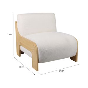 HOLTONWOOD IVORY CHAIR 31 (IN) 8