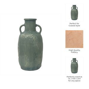 ELWINFIELD GREEN VASE 24 (IN) 4