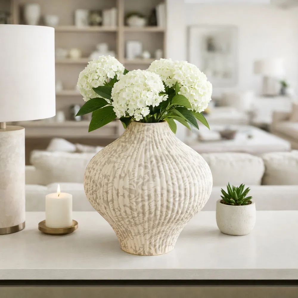 DANFORTHPARK GRAY VASE 14 (IN)