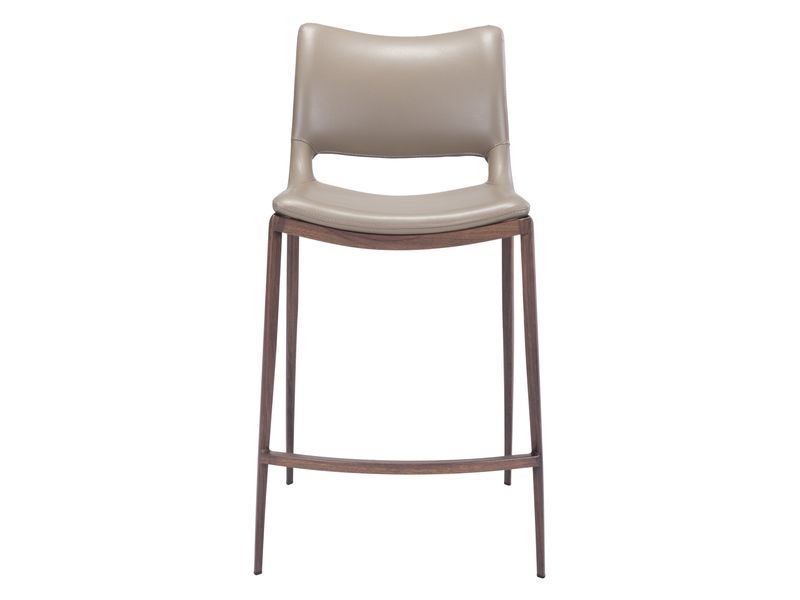 Ace Counter Stool Brown & Walnut 4