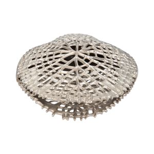 METAL, 14" CONTEMPORARY VASE, SILVER 7