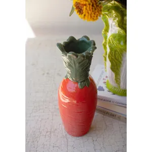 Ceramic Carrot Vase 2