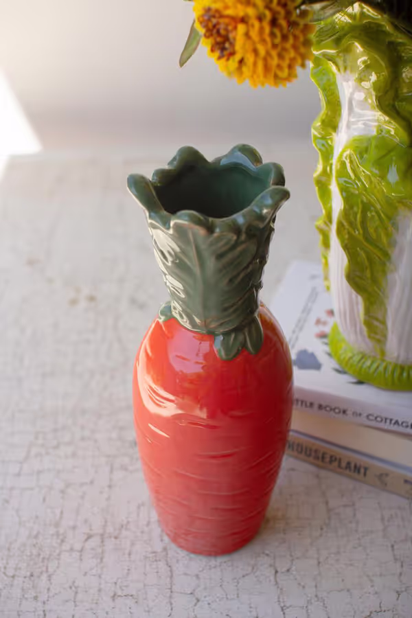 Ceramic Carrot Vase