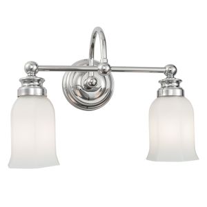 Emilia 15'' Wide 2-Light Vanity Light - Chrome 1