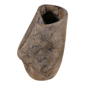 RUSHBROOK BROWN VASE 14 (IN) 7