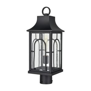 Triumph 19.75'' High 1-Light Outdoor Post Light - Textured Black 2