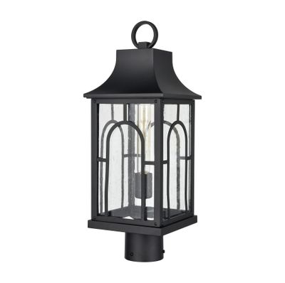 Triumph 19.75″ High 1-Light Outdoor Post Light - Textured Black