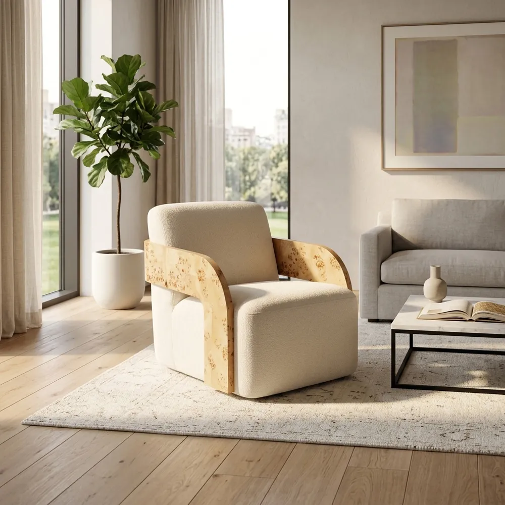 SKYLERCROSS IVORY CHAIR 33 (IN)