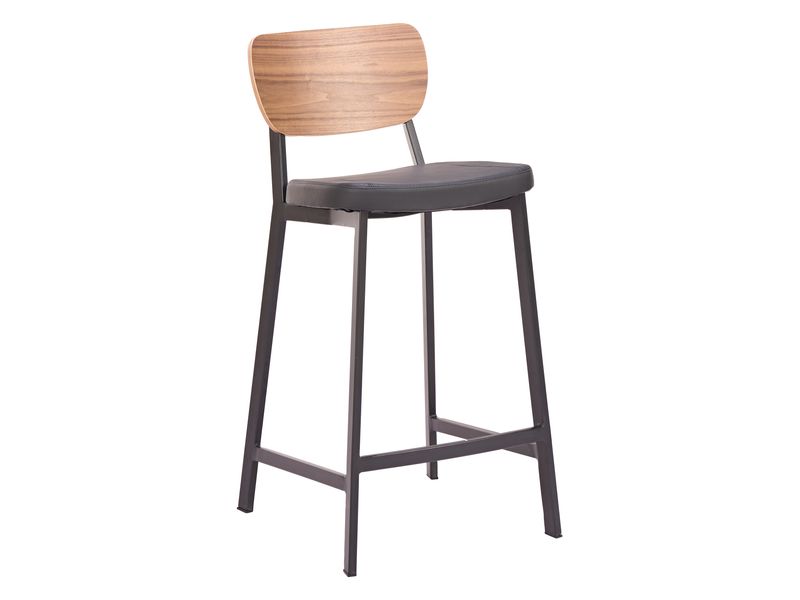 Ardenne Counter Stool Black & Brown 7