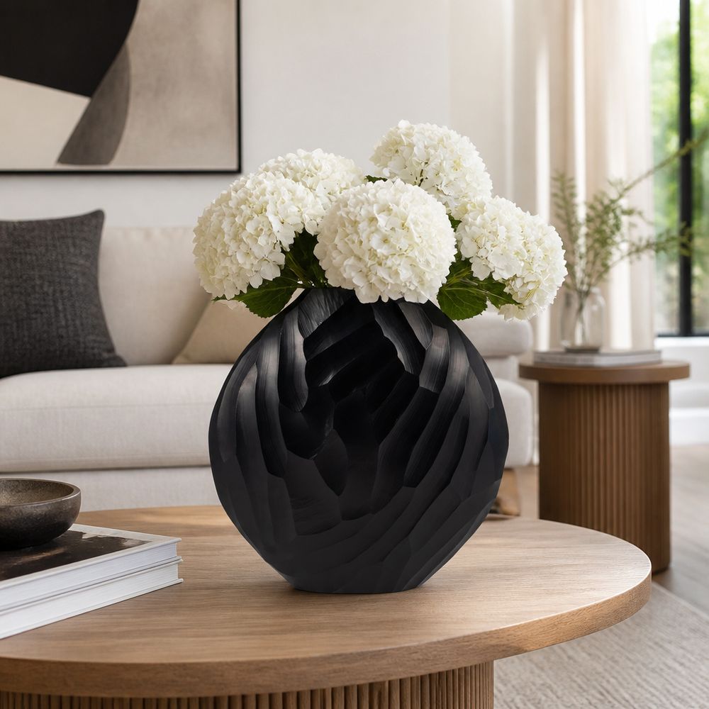 ARLENCLIFF BLACK VASE 14 (IN)