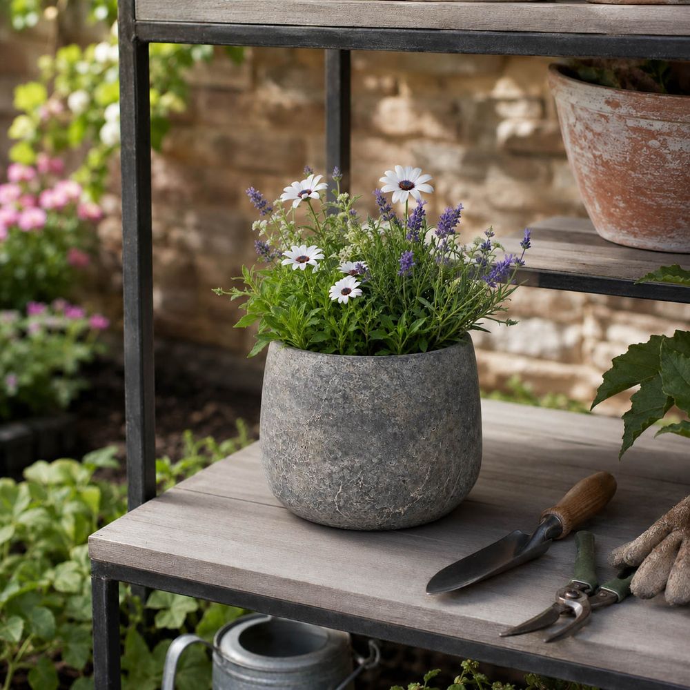 BRAMGATE BROWN PLANTER 7 (IN)