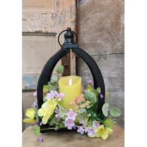 Buttercup Wildflowers 4.5in Candle Ring 1