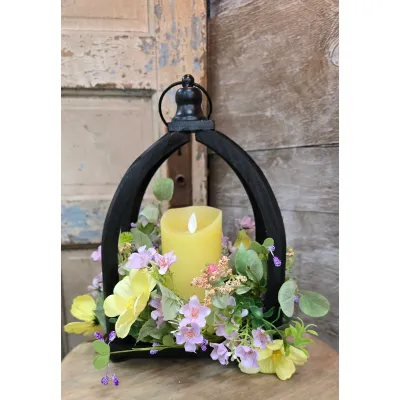 Buttercup Wildflowers 4.5in Candle Ring