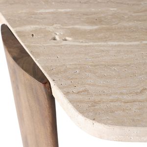BLAKEMILL BROWN COFFEE TABLE 17 (IN) 7