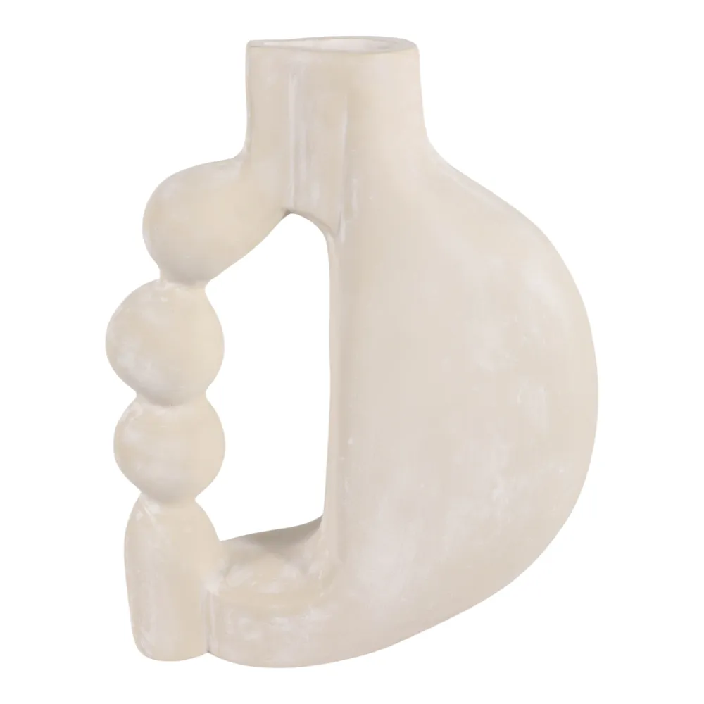 FERNMOOR IVORY VASE 17 (IN)