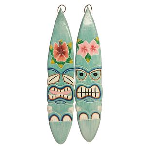 39" BLUE TIKI SURFBOARD 2-ASST 1