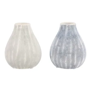 HARKENTON SET OF 2 BLUE VASES 5 (IN) 1