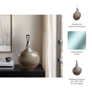 TATUMMORE WHITE GLASS VASE 20 (IN) 10