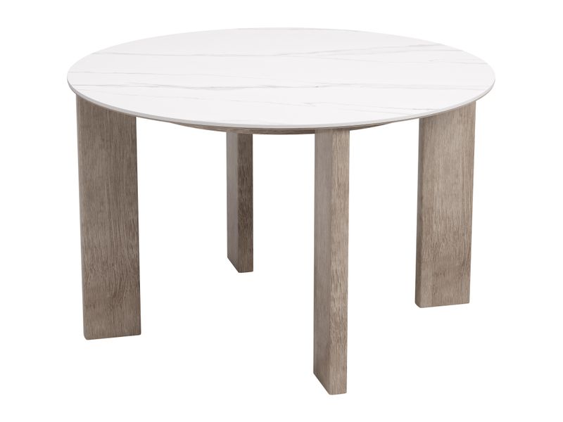 Oceanveil Round Dining Table White 6