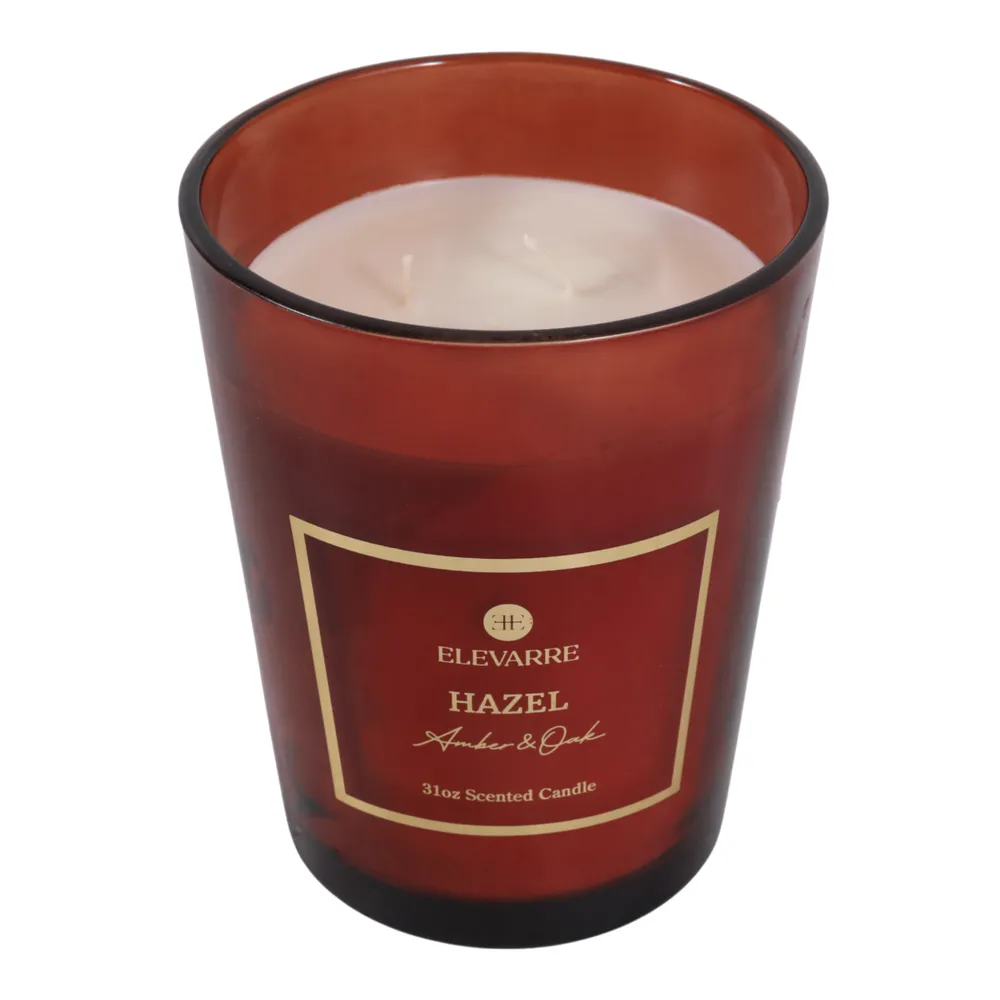 ROWANSTONE HAZEL AMBER & OAK CANDLE 7 (IN)