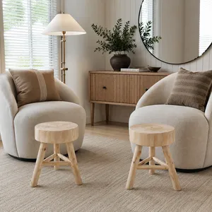 MARCWELL IVORY STOOL 16 (IN) 12