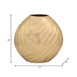ARLENCLIFF GOLD VASE 11 (IN) 8