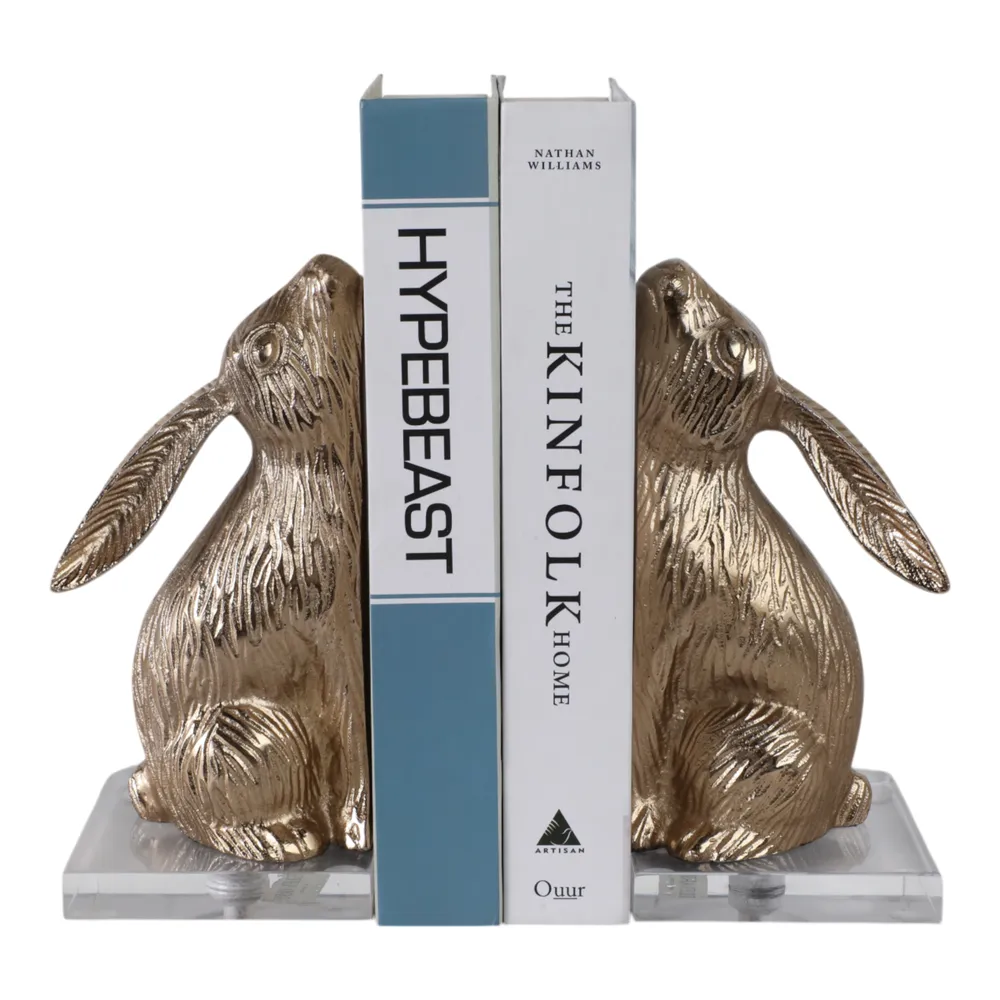 GARRETTSHAW SET OF 2 GOLD DECOR 9 (IN)