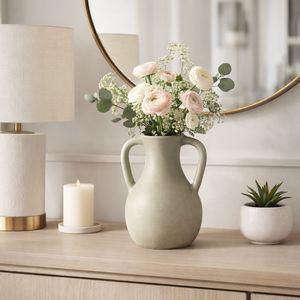 SHERMANCLIFF GREEN VASE 12 (IN) 13