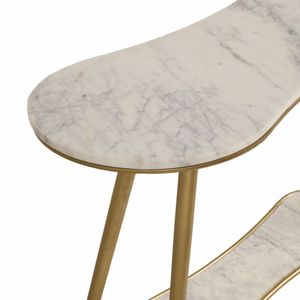 40" ALLESSA MARBLE CONSOLE TABLE 6