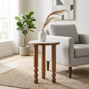BELLWORTH WHITE TABLE 23 (IN) 12