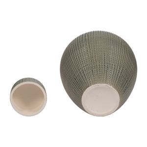 ELTONRIDGE GREEN VASE 15 (IN) 8