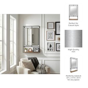 RAYMONDWELL BROWN WALL SHELF 36 (IN) 10