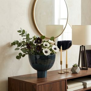 LUCASLAKE BLUE VASE 9 (IN) 2